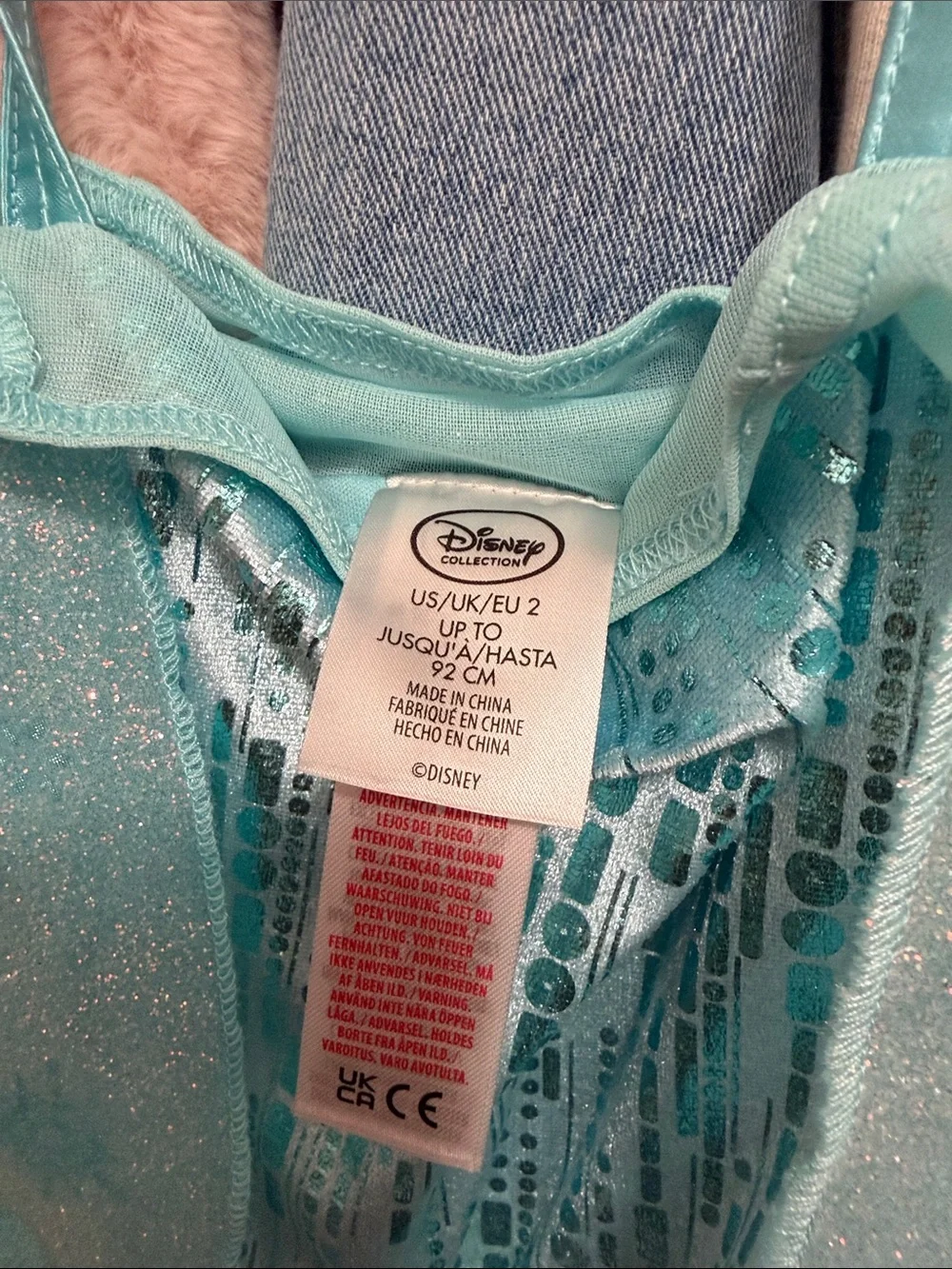 Disney Ice Princess Costume Dress - Light Aqua Blue
